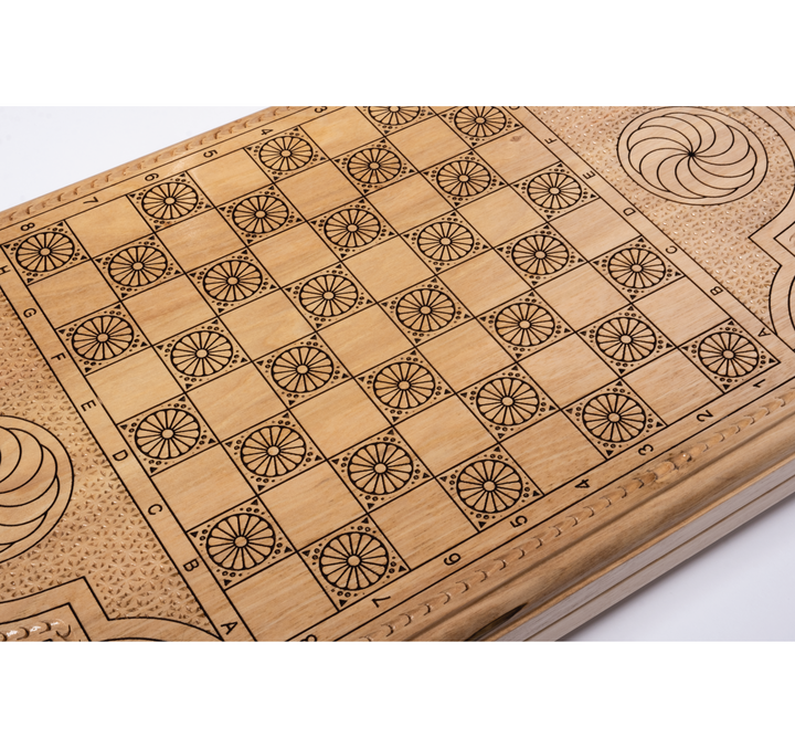 Oosterse backgammon TAVLA XXL Intarsia Look Oosterse backgammon TAVLA XXL Intarsia Look