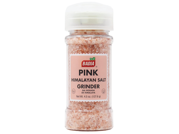 Badia Pink Himalayan Salt Grinder, 127g.