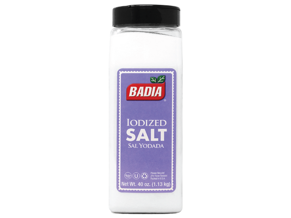 Badia Iodized Salt, 1.13 kg