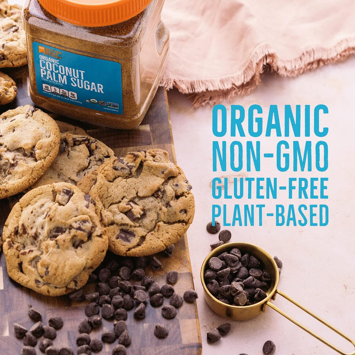baking coconut palm sugar BetterBody Foods Organic Coconut Palm Sugar, Gluten-Free, Non-GMO, Low – Parashute